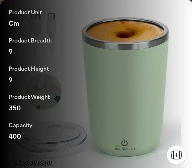 SmartSolve™ Automatic Magnetic Stirring Capsule (Self-Mixing Mug)