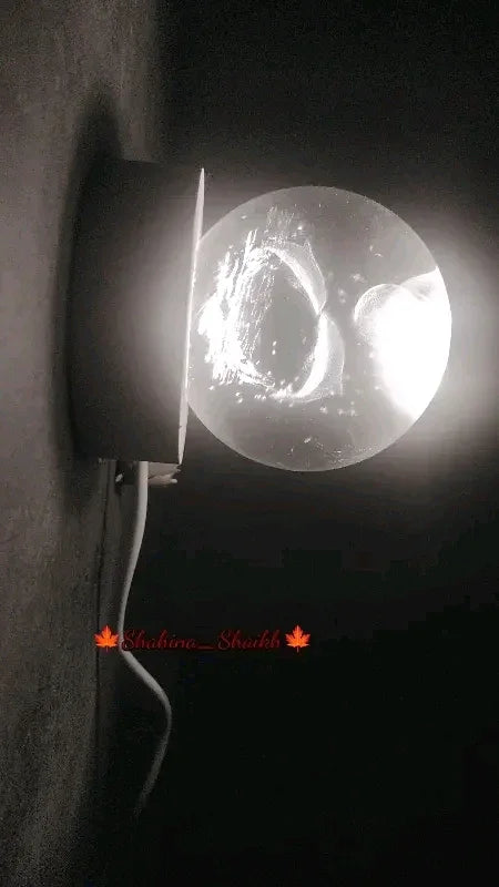 Glass Lamp 3D  Ball Astronomy Night Lamp with Base for Living Room Ornament Solar System Fantasy Decoration LED Colorful Lighting Touch Base Moon Light (dolphin)